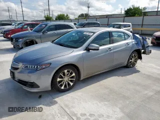 2016 Acura TLX with VIN 19UUB1F38GA005889, listed as a Copart auction lot 58814845 with 118,447 mi miles and Salvage title. Bid and sale history available at DreamBid. Image 1.