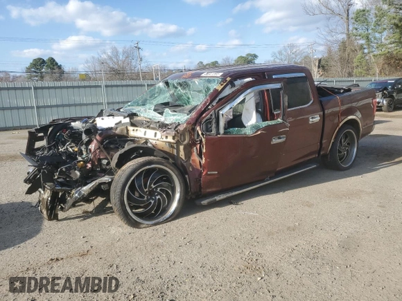 2015 Ford F-150 XL with VIN 1FTEW1CG1FKF02919, listed as a Copart auction lot 43647265 with 0 mi miles and Non Repairable. Bid and sale history available at carsss.com. Image 1.