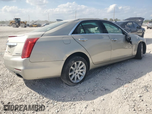 2015 Cadillac CTS Luxury RWD with VIN 1G6AR5SXXF0125522, listed as a Copart auction lot 49418515 with 75,331 mi miles and Salvage Title. Bid and sale history available at DreamBid. Image 3.
