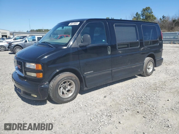 2000 GMC Savana z VIN 1GDFG15R7Y1172918, wystawiony jako Copart lot #46619805 z przebiegiem 284 116 mil mil oraz Szkoda całkowita • Salvage title. Historia ofert i sprzedaży dostępna na DreamBid. Obrazek 1.