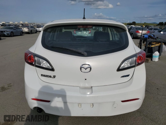 2012 Mazda 3 i Grand Touring with VIN JM1BL1M85C1641147, listed as a Copart auction lot 51715675 with 200,323 mi miles and Salvage Title. Bid and sale history available at DreamBid. Image 6.
