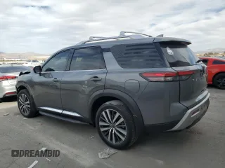 2022 Nissan Pathfinder Platinum with VIN 5N1DR3DH3NC244073, listed as a Copart auction lot 43459905 with 76,989 mi miles and Salvage title. Bid and sale history available at DreamBid. Image 2.