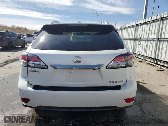 2013 Lexus RX 350 with VIN 2T2BK1BA5DC187466, listed as a Copart auction lot 48360795 with 108,842 mi miles and Salvage Title. Bid and sale history available at DreamBid. Image 6.