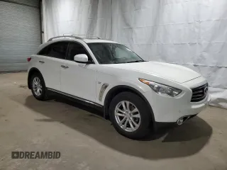 2014 Infiniti QX70 z VIN JN8CS1MW6EM413489, wystawiony jako Copart lot #87665875 z przebiegiem 139 371 mil mil oraz Czysty tytuł • Clean title. Historia ofert i sprzedaży dostępna na DreamBid. Obrazek 4.