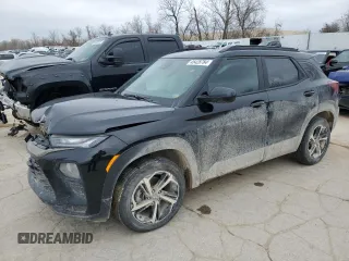 2021 Chevrolet TrailBlazer RS with VIN KL79MUSL9MB021916, listed as a Copart auction lot 45428784 with 67,801 mi miles and Salvage Title. Bid and sale history available at carsss.com. Image 1.