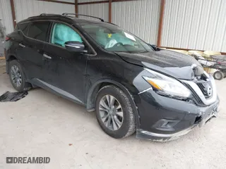 2015 Nissan Murano Platinum with VIN 5N1AZ2MH6FN265650, listed as a IAAI auction lot 41612842 with 1 mi miles. Bid and sale history available at carsss.com. Image 1.