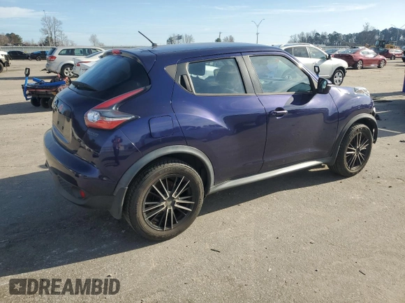 2015 Nissan Juke SV with VIN JN8AF5MR6FT509420, listed as a Copart auction lot 84405624 with 183,747 mi miles and Salvage Title. Bid and sale history available at carsss.com. Image 3.