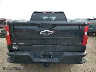 2021 Chevrolet Silverado 1500 Custom with VIN 3GCPYBEK8MG471859, listed as a Copart auction lot 44492155 with 70,258 mi miles and Salvage Title. Bid and sale history available at carsss.com. Image 6.