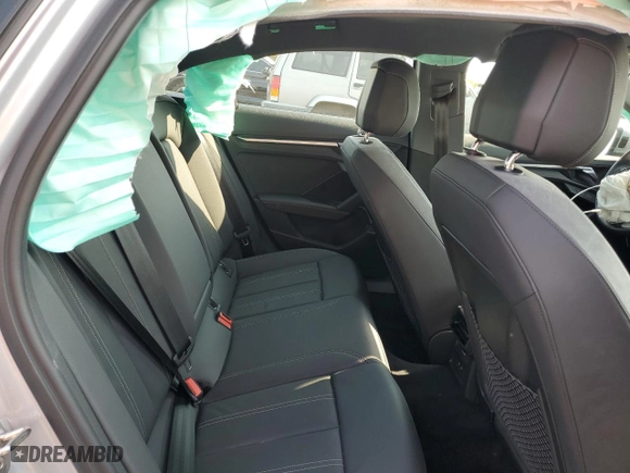 2022 Audi A3 Premium Plus with VIN WAUHUDGY2NA085867, listed as a Copart auction lot 71608194 with 7,360 mi miles and Salvage Title. Bid and sale history available at carsss.com. Image 10.