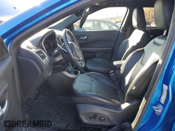 2021 Jeep Compass 80th Anniversary with VIN 3C4NJDEB0MT539277, listed as a Copart auction lot 83716994 with 55,728 mi miles and Salvage title. Bid and sale history available at DreamBid. Image 7.