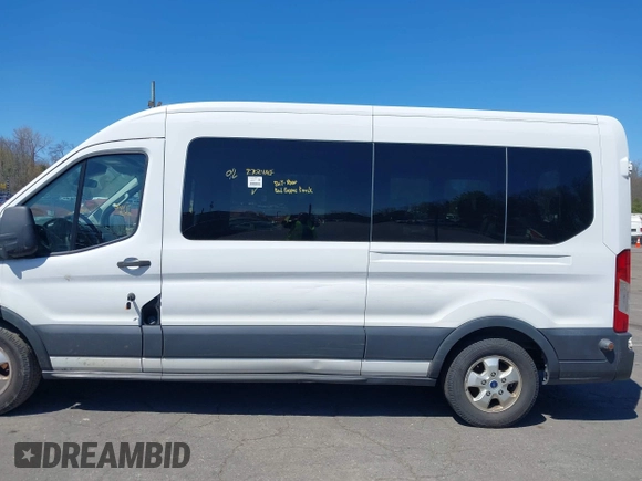 2018 Ford Transit Passenger XL with VIN 1FBAX2CG9JKA57540, listed as a IAAI auction lot 42068646 with 116,346 mi miles and . Bid and sale history available at carsss.com. Image 14.