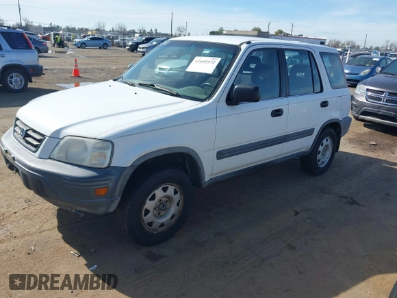 1999 Honda CR-V LX with VIN JHLRD1741XC031182, listed as a IAAI auction lot 41605572 with 340,828 mi miles. Bid and sale history available at carsss.com. Image 2.
