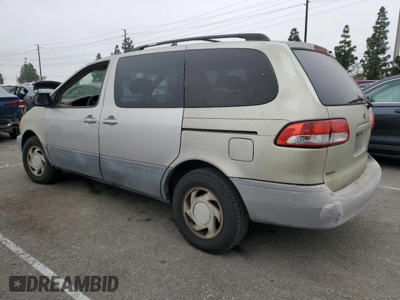 2002 Toyota Sienna LE with VIN 4T3ZF13CX2U473002, listed as a Copart auction lot 86553254 with 359,659 mi miles and Salvage Title. Bid and sale history available at DreamBid. Image 2.