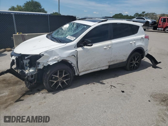 2017 Toyota RAV4 SE with VIN 2T3NFREV2HW341033, listed as a Copart auction lot 62550325 with 75,867 mi miles and Salvage title. Bid and sale history available at DreamBid. Image 1.