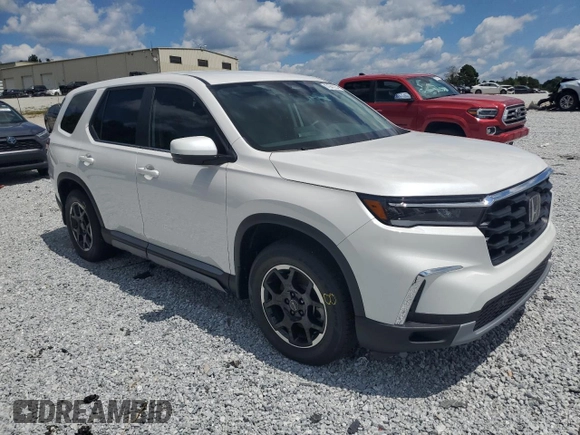 2025 Honda Pilot EX-L with VIN 5FNYG2H47SB000325, listed as a Copart auction lot 67941234 with 0 mi miles and Salvage Title. Bid and sale history available at carsss.com. Image 4.
