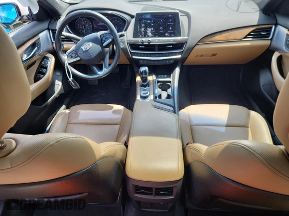 2020 Cadillac CT5 Premium Luxury with VIN 1G6DN5RK3L0117566, listed as a Copart auction lot 58163615 with Not provided miles and Salvage title. Bid and sale history available at DreamBid. Image 8.