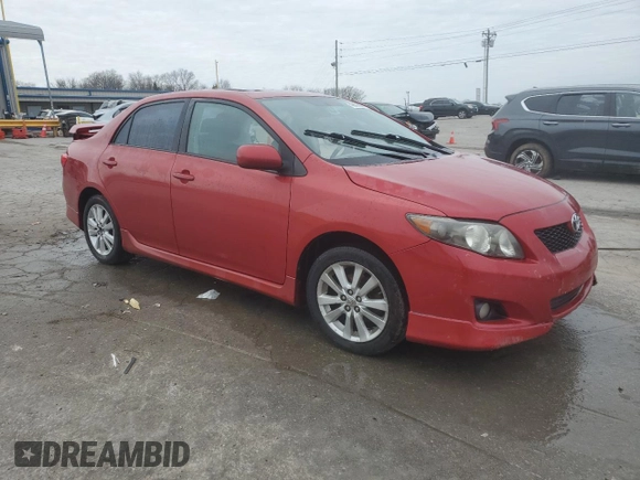 2010 Toyota Corolla with VIN 1NXBU4EE9AZ370913, listed as a Copart auction lot 45695665 with Not provided miles and Salvage title. Bid and sale history available at DreamBid. Image 4.