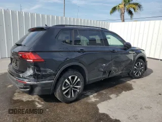 2024 Volkswagen Tiguan S с VIN 3VVRB7AXXRM218061, выставлен на аукционе Copart как лот 54159735 с пробегом 3 676 миль миль и На запчасти • Non repairable. История ставок и продаж доступна на DreamBid. Изображение 3.