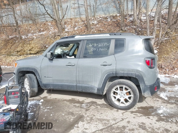 2020 Jeep Renegade Latitude with VIN ZACNJBBBXLPM06330, listed as a IAAI auction lot 41601086 with 92,320 mi miles. Bid and sale history available at carsss.com. Image 15.