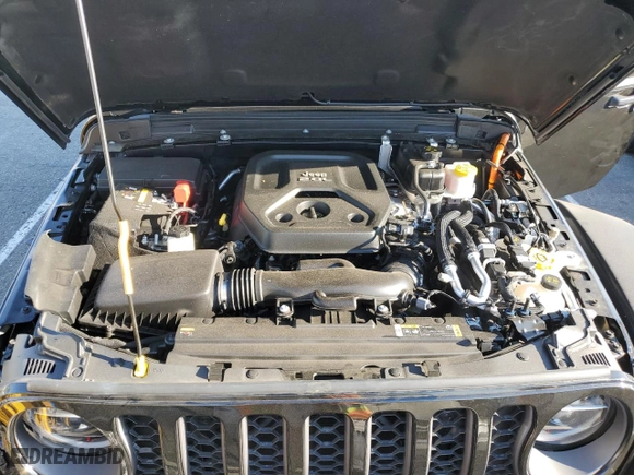 2022 Jeep Wrangler 4xe Unlimited Rubicon with VIN 1C4JJXR68NW114513, listed as a Copart auction lot 71217444 with 14,993 mi miles and Salvage Title. Bid and sale history available at carsss.com. Image 12.