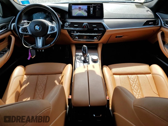 2022 BMW 5 Series 540i xDrive with VIN WBA73BJ07NCH66751, listed as a Copart auction lot 53653415 with 60,059 mi miles and Salvage title. Bid and sale history available at DreamBid. Image 8.