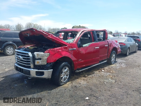 2016 Ford F-150 XLT with VIN 1FTEW1EP3GKF61243, listed as a IAAI auction lot 41842070 with 1 mi miles. Bid and sale history available at carsss.com. Image 17.