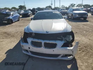 2010 BMW 6 Series 650i with VIN WBAEA5C52ACV92831, listed as a Copart auction lot 73397574 with 111,104 mi miles and Salvage Title. Bid and sale history available at carsss.com. Image 5.