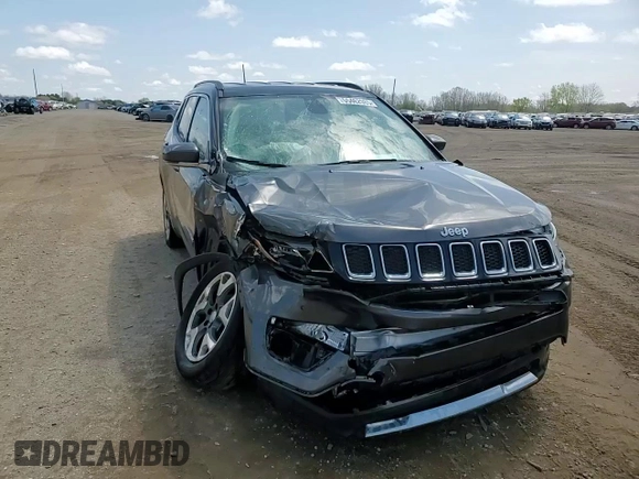 2018 Jeep Compass Limited with VIN 3C4NJDCB8JT395928, listed as a Copart auction lot 55462985 with 66,941 mi miles and Clean title. Bid and sale history available at DreamBid. Image 15.