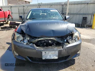 2006 Lexus IS 250 with VIN JTHBK262665019069, listed as a Copart auction lot 53447695 with 181,359 mi miles and Salvage title. Bid and sale history available at DreamBid. Image 5.