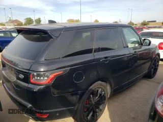 2019 Land Rover Range Rover Sport HST with VIN SALWS2SU9KA865166, listed as a Copart auction lot 76991024 with 57,065 mi miles and Salvage title. Bid and sale history available at DreamBid. Image 3.