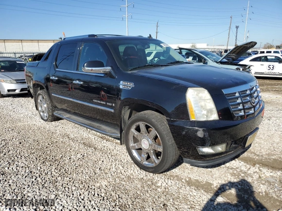 2009 Cadillac Escalade EXT AWD 4dr with VIN 3GYFK22289G138340, listed as a Copart auction lot 79488544 with 0 mi miles and Salvage Title. Bid and sale history available at carsss.com. Image 4.