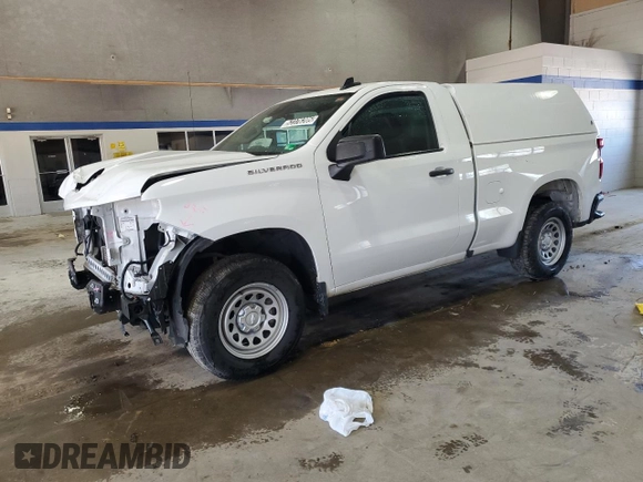 2023 Chevrolet Silverado 1500 Work Truck with VIN 3GCNAAEK7PG363260, listed as a Copart auction lot 52376205 with 85,656 mi miles and Clean Title. Bid and sale history available at carsss.com. Image 1.