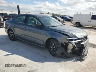 2015 Volkswagen Jetta Sport with VIN 3VWD17AJ9FM214051, listed as a Copart auction lot 45577485 with 109,361 mi miles and Non repairable. Bid and sale history available at DreamBid. Image 4.