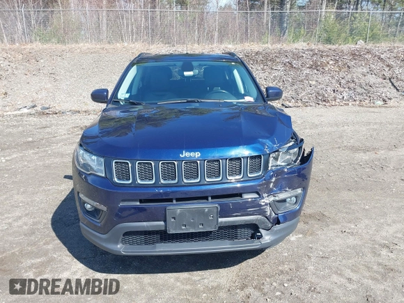 2020 Jeep Compass Latitude with VIN 3C4NJDBB0LT117321, listed as a IAAI auction lot 42027512 with 42,840 mi miles and . Bid and sale history available at DreamBid. Image 12.