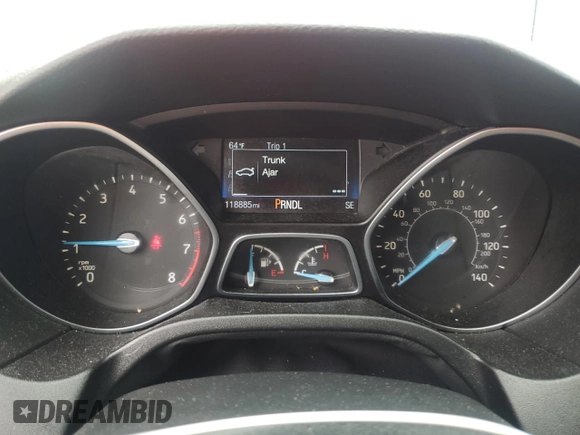 2018 Ford Focus SE with VIN 1FADP3F26JL308996, listed as a Copart auction lot 53331445 with 118,885 mi miles and Salvage Title. Bid and sale history available at DreamBid. Image 9.