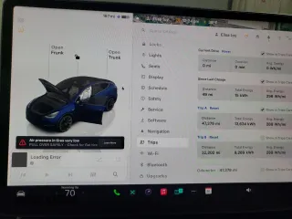 2022 Tesla Model Y Long Range with VIN 7SAYGDEE9NF426887, listed as a Copart auction lot 49910725 with 47,379 mi miles and Salvage Title. Bid and sale history available at carsss.com. Image 9.
