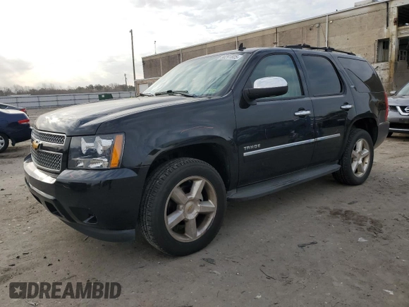 2012 Chevrolet Tahoe LTZ with VIN 1GNSKCE02CR173734, listed as a Copart auction lot 50291805 with 223,962 mi miles and Salvage title. Bid and sale history available at DreamBid. Image 1.