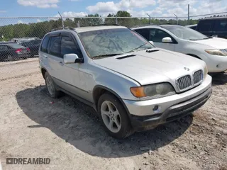 2003 BMW X5 3.0i with VIN 5UXFA535X3LV74456, listed as a IAAI auction lot 42064694 with 238,077 mi miles. Bid and sale history available at carsss.com. Image 1.