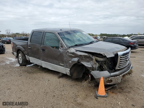 2011 Ford F-150 XLT with VIN 1FTFW1CT2BFB90730, listed as a Copart auction lot 47705735 with 236,559 mi miles and Salvage Title. Bid and sale history available at carsss.com. Image 4.