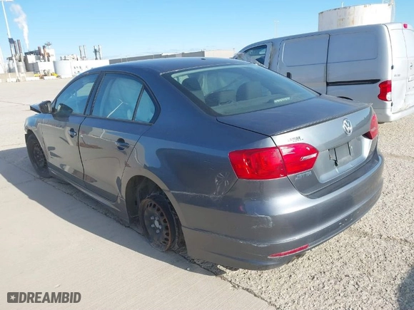 2014 Volkswagen Jetta Sedan S with VIN 3VW2K7AJ6EM408474, listed as a IAAI auction lot 40020302 with NaN miles. Bid and sale history available at carsss.com. Image 3.