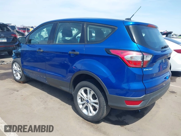 2017 Ford Escape S with VIN 1FMCU0F72HUE87370, listed as a IAAI auction lot 41972867 with 148,587 mi miles. Bid and sale history available at carsss.com. Image 3.