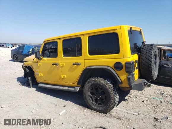 2019 Jeep Wrangler Unlimited Sahara with VIN 1C4HJXEN9KW507069, listed as a Copart auction lot 48542065 with 143,457 mi miles and Salvage title. Bid and sale history available at DreamBid. Image 2.
