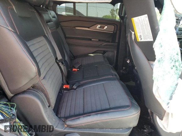 2025 Ford Explorer ST-Line with VIN 1FMUK7KH6SGA43772, listed as a Copart auction lot 53444695 with Not provided miles and Non repairable. Bid and sale history available at DreamBid. Image 11.