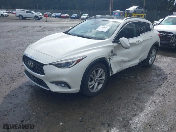 2017 Infiniti QX30 with VIN SJKCH5CP8HA035626, listed as a IAAI auction lot 41943094 with 54,262 mi miles. Bid and sale history available at carsss.com. Image 17.