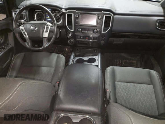 2018 Nissan Titan S with VIN 1N6AA1E54JN545065, listed as a Copart auction lot 50881645 with 28,892 mi miles and Salvage title. Bid and sale history available at DreamBid. Image 8.