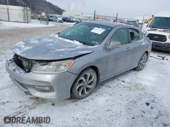 2016 Honda Accord Sedan EX with VIN 1HGCR2F7XGA220111, listed as a IAAI auction lot 41374643 with 105,292 mi miles. Bid and sale history available at carsss.com. Image 2.