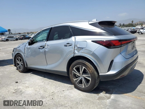 2023 Lexus RX 350 with VIN 2T2BAMCA0PC026398, listed as a Copart auction lot 62109625 with 25,324 mi miles and Salvage title. Bid and sale history available at DreamBid. Image 2.