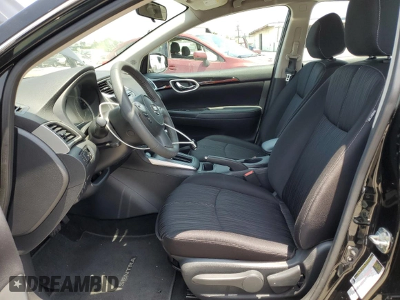 2017 Nissan Sentra SV with VIN 3N1AB7AP0HY363325, listed as a Copart auction lot 58713625 with 56,101 mi miles and Salvage title. Bid and sale history available at DreamBid. Image 7.