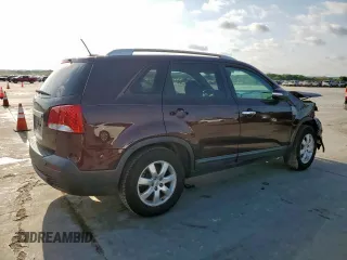 2011 Kia Sorento LX with VIN 5XYKT3A18BG126550, listed as a Copart auction lot 53707995 with 155,359 mi miles and Clean Title. Bid and sale history available at carsss.com. Image 3.