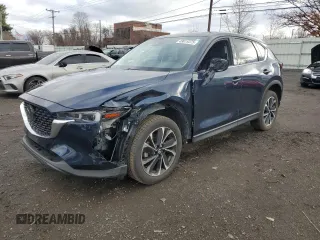2022 Mazda CX-5 2.5 S Premium Package with VIN JM3KFBDM8N1523940, listed as a Copart auction lot 49619375 with 47,625 mi miles and Salvage Title. Bid and sale history available at carsss.com. Image 1.